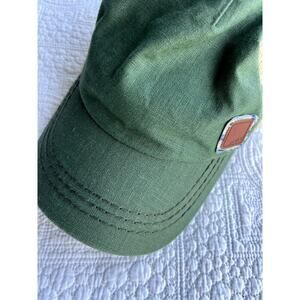 Roxy Baseball cap, logo patch, green and straw color, adjustable, adult women's